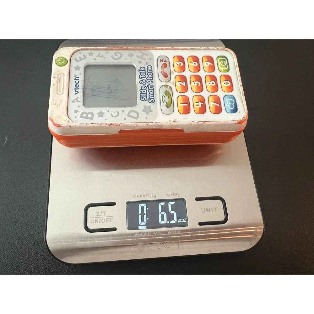 VTech Slide & Talk Smart Phone Orange White Learning Toy A-Z Keyboard 1204